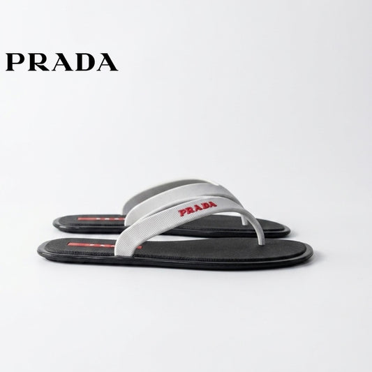 Prada thong slides - black_white