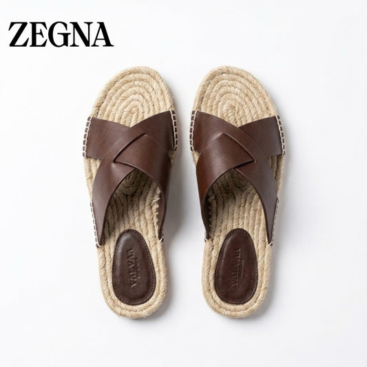 Zegna panarea sandals - brown