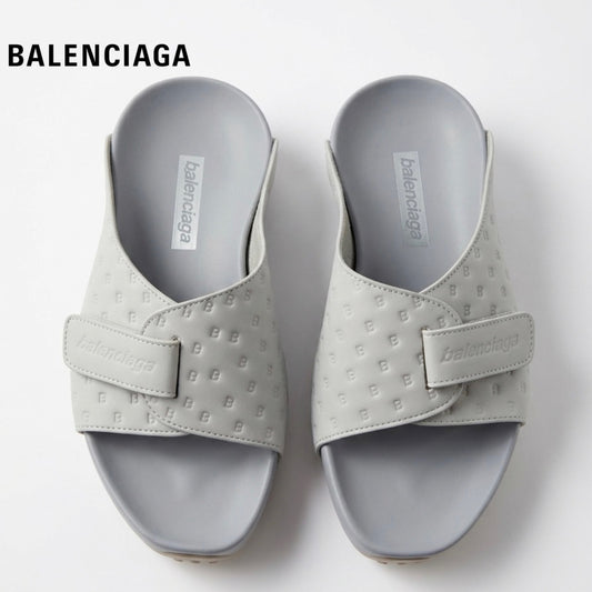 Balnenciaga Monday ultra slippers - grey