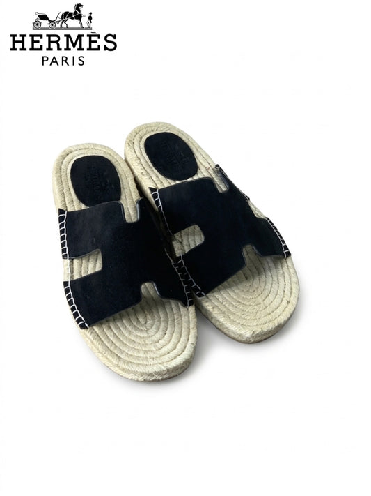 Slipper Hermes - Black