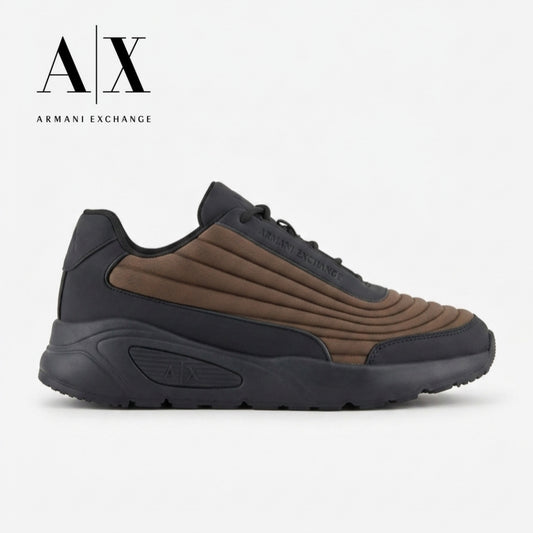 Armani Exchange Men_s Bronx Retro Sneaker