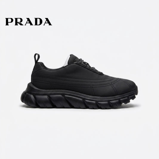 Prada Nylon Cloud Platform Chunky - black