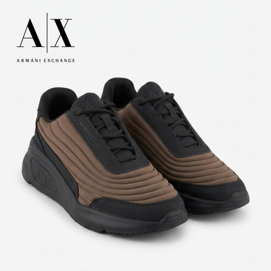 Armani Exchange Men_s Bronx Retro Sneaker