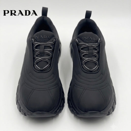 Prada Nylon Cloud Platform Chunky - black